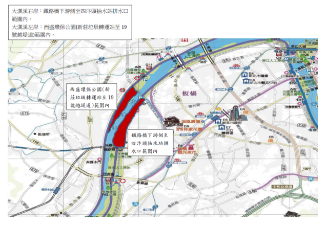 開放地區示意圖